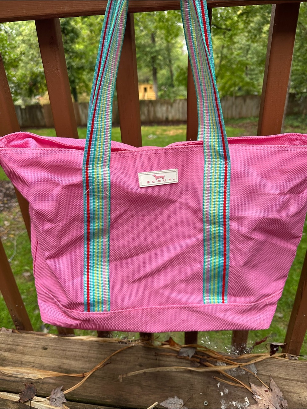 Scout pink tote bag